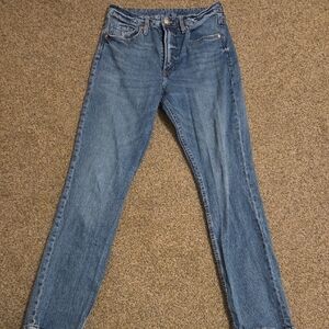 Classic Blue Women's Straight Leg Jeans